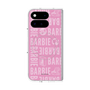 プレミアムスクエアケース with Pixelsnap［ Barbie - ロゴパターン3 ］