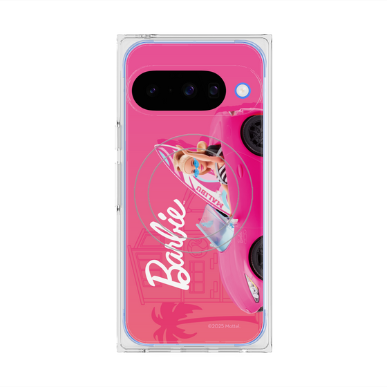 プレミアムスクエアケース with Pixelsnap［ Barbie - ドライブ ］