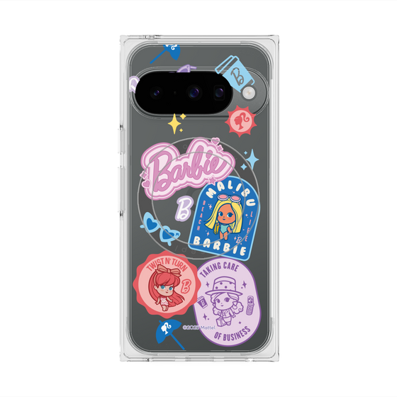 プレミアムスクエアケース with Pixelsnap［ Barbie - CUTIE STYLE2 ］