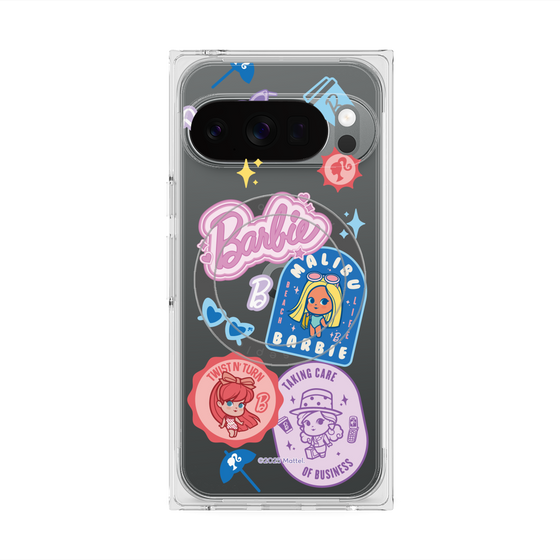 プレミアムスクエアケース with Pixelsnap［ Barbie - CUTIE STYLE2 ］