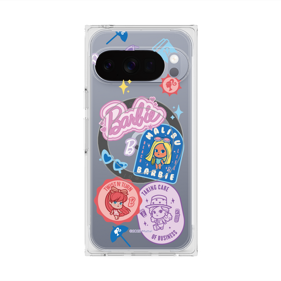 プレミアムスクエアケース with Pixelsnap［ Barbie - CUTIE STYLE2 ］