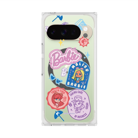 プレミアムスクエアケース with Pixelsnap［ Barbie - CUTIE STYLE2 ］