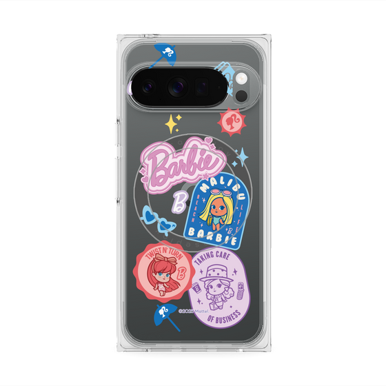 プレミアムスクエアケース with Pixelsnap［ Barbie - CUTIE STYLE2 ］