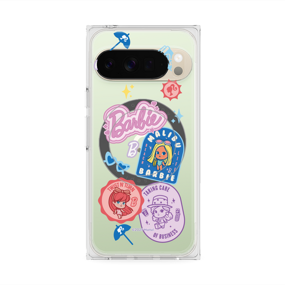 プレミアムスクエアケース with Pixelsnap［ Barbie - CUTIE STYLE2 ］