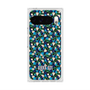 プレミアムスクエアケース with Pixelsnap［ ANNA SUI - HEARTS VINE - BLUE ］