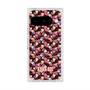 プレミアムスクエアケース with Pixelsnap［ ANNA SUI - HEARTS VINE - PINK ］