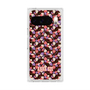 プレミアムスクエアケース with Pixelsnap［ ANNA SUI - HEARTS VINE - PINK ］