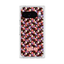 プレミアムスクエアケース with Pixelsnap［ ANNA SUI - HEARTS VINE - PINK ］