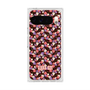 プレミアムスクエアケース with Pixelsnap［ ANNA SUI - HEARTS VINE - PINK ］