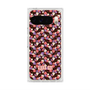 プレミアムスクエアケース with Pixelsnap［ ANNA SUI - HEARTS VINE - PINK ］