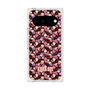 プレミアムスクエアケース with Pixelsnap［ ANNA SUI - HEARTS VINE - PINK ］
