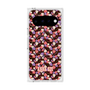 プレミアムスクエアケース with Pixelsnap［ ANNA SUI - HEARTS VINE - PINK ］