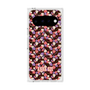 プレミアムスクエアケース with Pixelsnap［ ANNA SUI - HEARTS VINE - PINK ］
