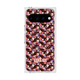 プレミアムスクエアケース with Pixelsnap［ ANNA SUI - HEARTS VINE - PINK ］