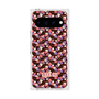 プレミアムスクエアケース with Pixelsnap［ ANNA SUI - HEARTS VINE - PINK ］