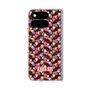 プレミアムスクエアケース with Pixelsnap［ ANNA SUI - HEARTS VINE - PINK ］