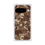 プレミアムスクエアケース with Pixelsnap［ ANNA SUI - STITCHED FLORAL ］