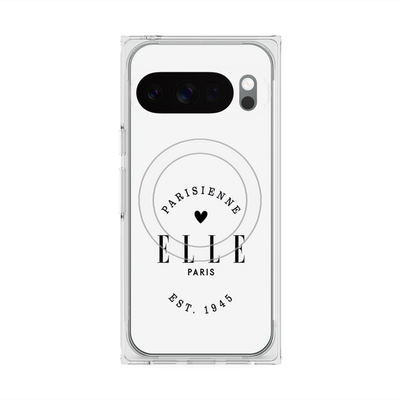 プレミアムスクエアケース with Pixelsnap［ ELLE - Parisienne ］