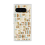 プレミアムスクエアケース with Pixelsnap［ ELLE - Iconics Prints1 ］