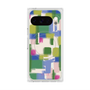 プレミアムスクエアケース with Pixelsnap［ ELLE - Iconics Prints3 ］