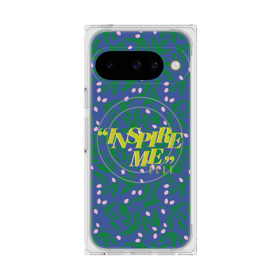 プレミアムスクエアケース with Pixelsnap［ ELLE - Inspire Me ］