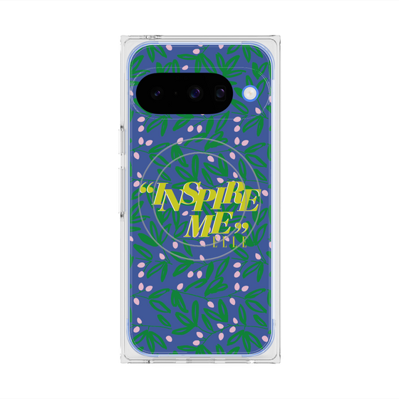 プレミアムスクエアケース with Pixelsnap［ ELLE - Inspire Me ］