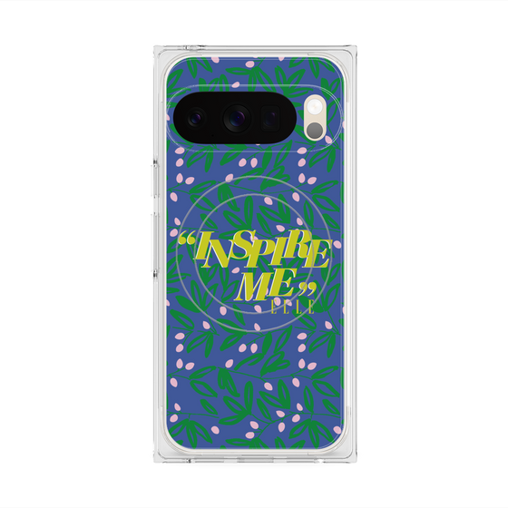 プレミアムスクエアケース with Pixelsnap［ ELLE - Inspire Me ］