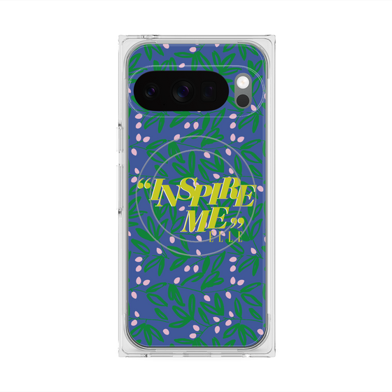 プレミアムスクエアケース with Pixelsnap［ ELLE - Inspire Me ］