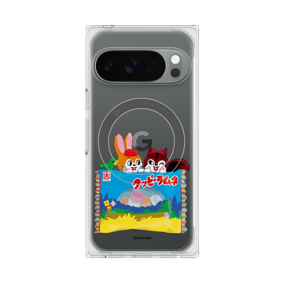 プレミアムスクエアケース with Pixelsnap［ クッピーラムネ -drawing3 ］
