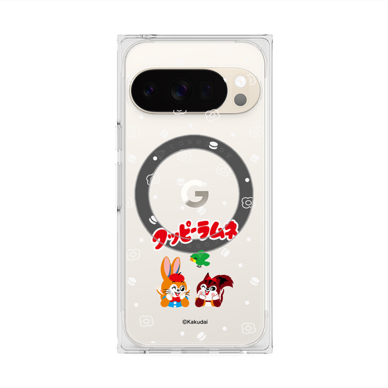 プレミアムスクエアケース with Pixelsnap［ クッピーラムネ - 寝ころぶ ］