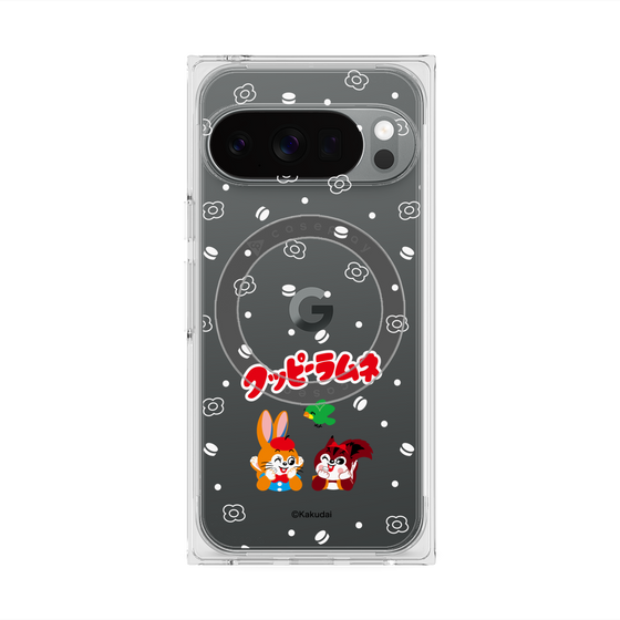 プレミアムスクエアケース with Pixelsnap［ クッピーラムネ - 寝ころぶ ］