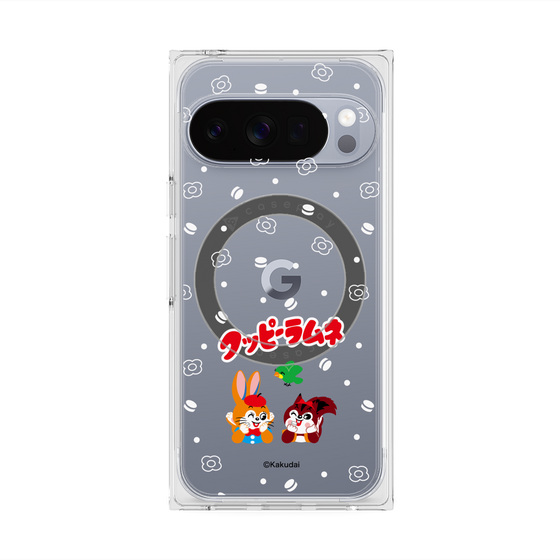 プレミアムスクエアケース with Pixelsnap［ クッピーラムネ - 寝ころぶ ］