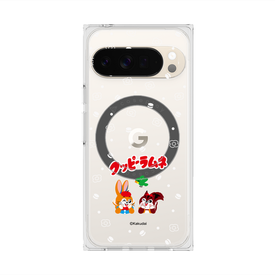 プレミアムスクエアケース with Pixelsnap［ クッピーラムネ - 寝ころぶ ］