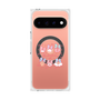 プレミアムスクエアケース with Pixelsnap［ もくもくちゃん - リボン ］