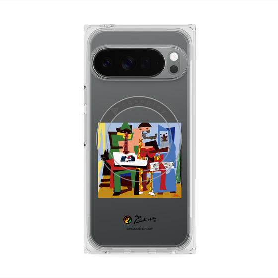 プレミアムスクエアケース with Pixelsnap［ PICASSO - Three Musicians ］