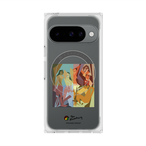 プレミアムスクエアケース with Pixelsnap［ PICASSO - Les Demoiselles d'Avignon ］