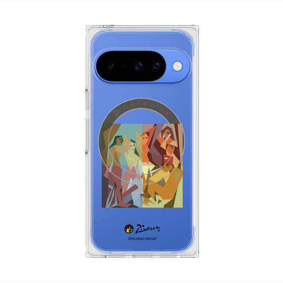 プレミアムスクエアケース with Pixelsnap［ PICASSO - Les Demoiselles d'Avignon ］