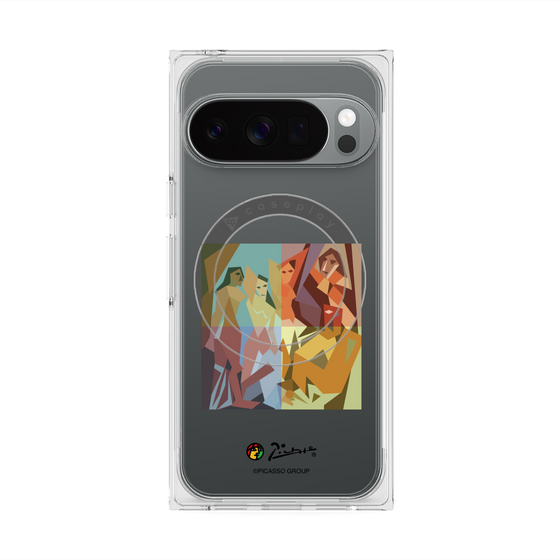 プレミアムスクエアケース with Pixelsnap［ PICASSO - Les Demoiselles d'Avignon ］