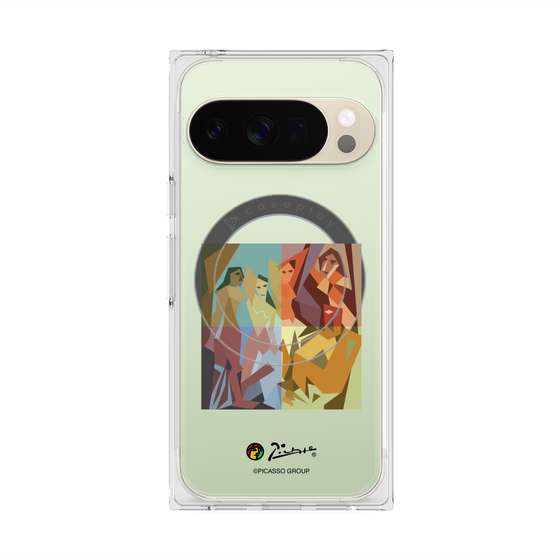 プレミアムスクエアケース with Pixelsnap［ PICASSO - Les Demoiselles d'Avignon ］