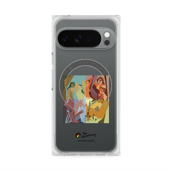 プレミアムスクエアケース with Pixelsnap［ PICASSO - Les Demoiselles d'Avignon ］