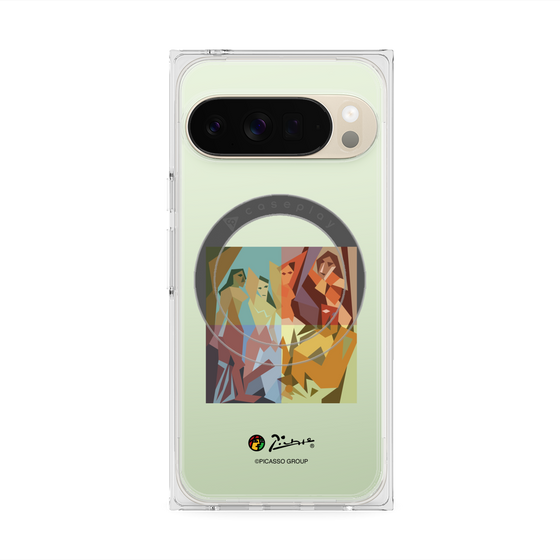 プレミアムスクエアケース with Pixelsnap［ PICASSO - Les Demoiselles d'Avignon ］
