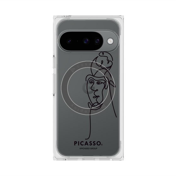 プレミアムスクエアケース with Pixelsnap［ PICASSO - Self-Portrait ］