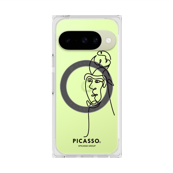 プレミアムスクエアケース with Pixelsnap［ PICASSO - Self-Portrait ］