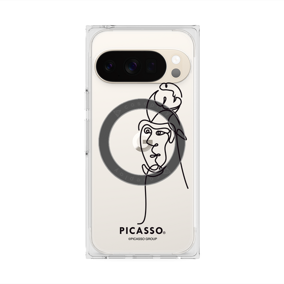 プレミアムスクエアケース with Pixelsnap［ PICASSO - Self-Portrait ］