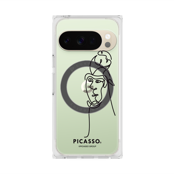 プレミアムスクエアケース with Pixelsnap［ PICASSO - Self-Portrait ］