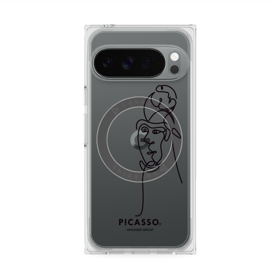 プレミアムスクエアケース with Pixelsnap［ PICASSO - Self-Portrait ］