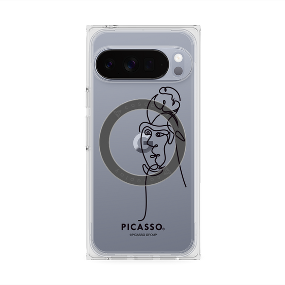 プレミアムスクエアケース with Pixelsnap［ PICASSO - Self-Portrait ］