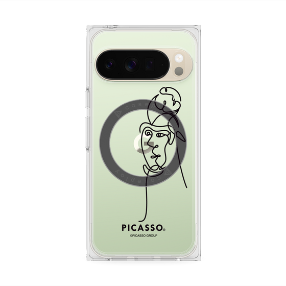 プレミアムスクエアケース with Pixelsnap［ PICASSO - Self-Portrait ］