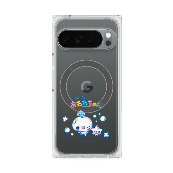 プレミアムスクエアケース with Pixelsnap［ ぷくぷくあわわちゃん - 仲良し ］