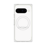 プレミアムスクエアケース with Pixelsnap［ LATENCY - Logotype - White ］